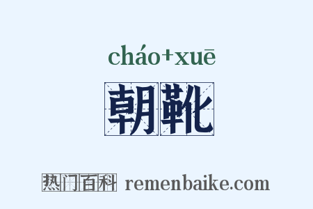 朝靴是什么意思的图片